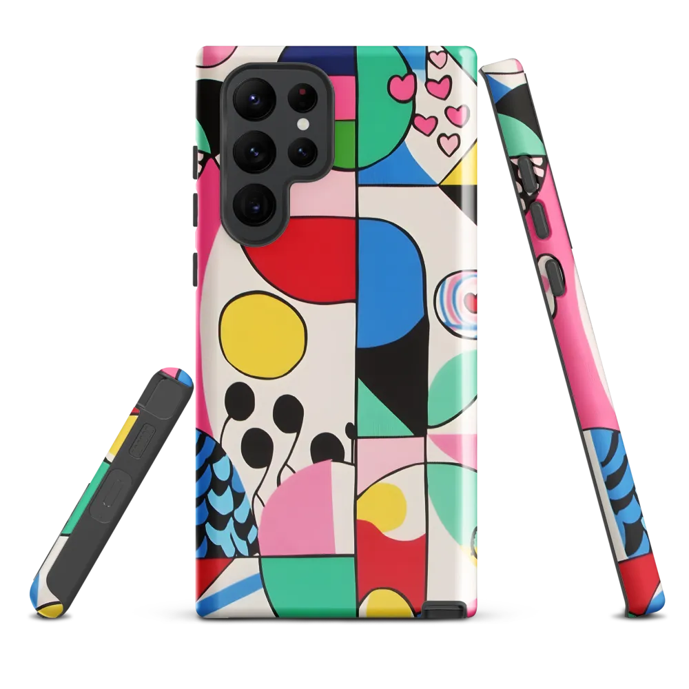 Dynamic Interplay of Shapes | Phone Case |  S22 Ultra | Tough Case | Glossy
