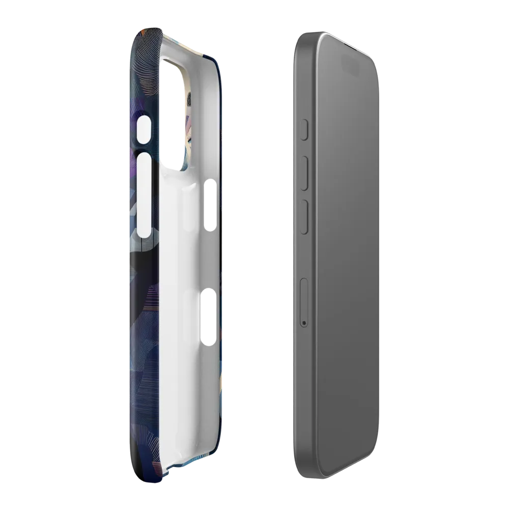 Fragmented Mystery: A Modern Portrait | Phone Case |  16 Pro | Snap Case | Glossy