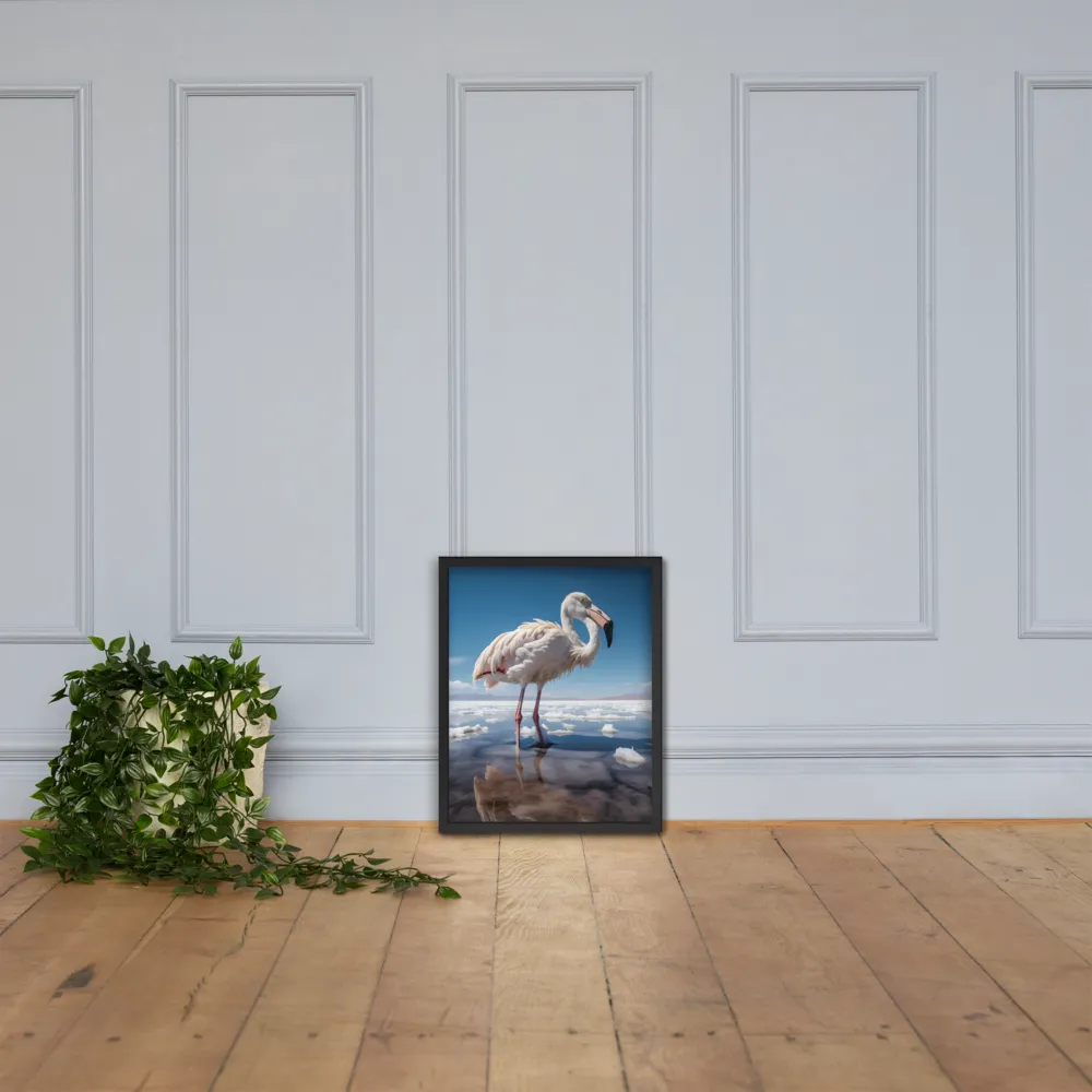 Graceful Solitude of a Flamingo