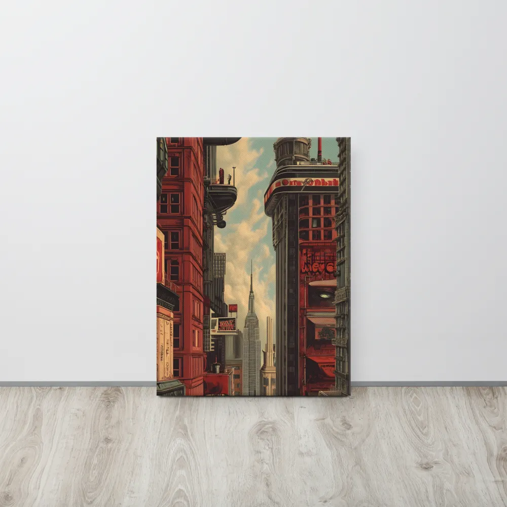 A Glimpse of Tomorrow: Urban Ambition | Canvas | 18″×24″