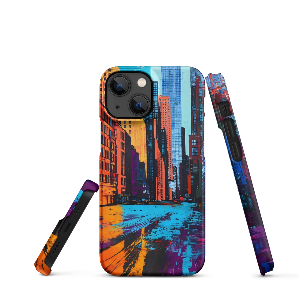 Vibrant Urban Horizons | Phone Case |  13 Mini | Snap Case | Matte