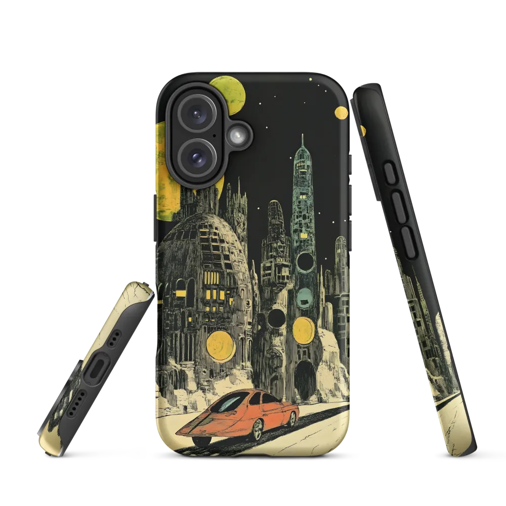 Odyssey in a Futuristic City | Phone Case