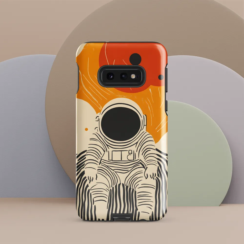 Astronaut in Cosmic Thoughts | Phone Case |  S10e | Tough Case | Glossy