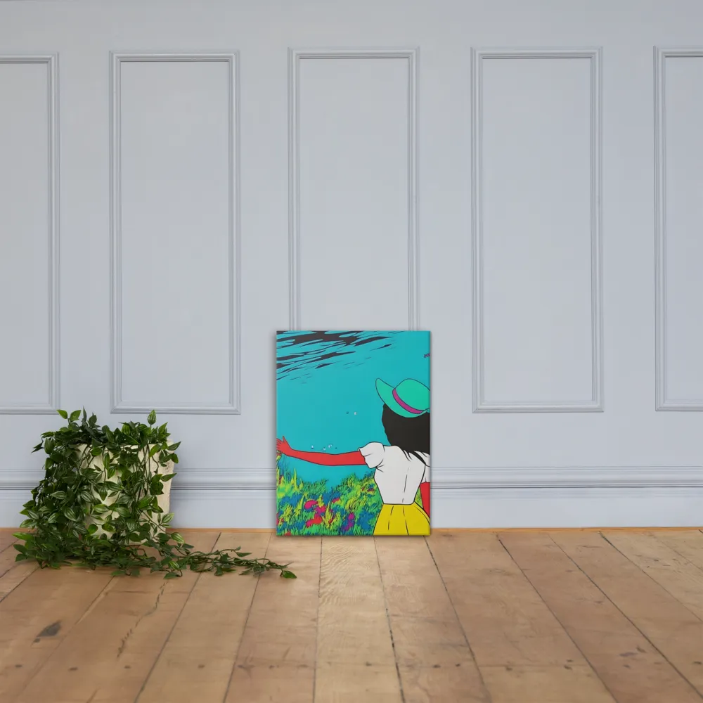 Whimsical Encounter | Canvas | 18″×24″