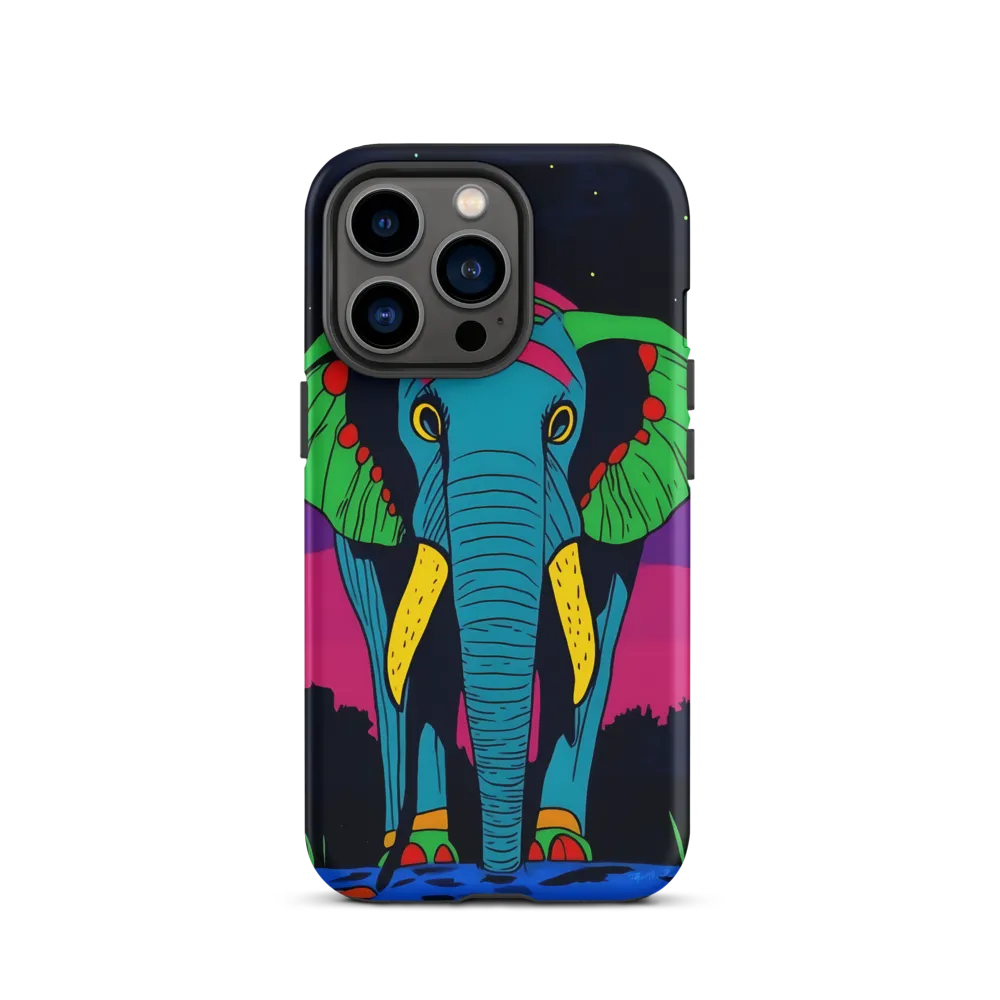Whimsical Majesty: The Vibrant Elephant