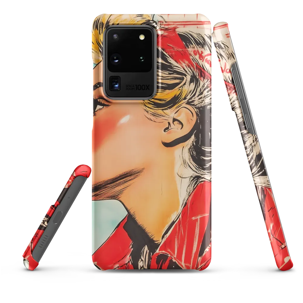 Empowered Elegance: A Pop Art Portrait | Phone Case |  S20 Ultra | Snap Case | Matte