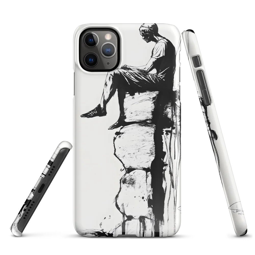 Contemplation on the Edge | Phone Case |  11 Pro Max | Snap Case | Glossy