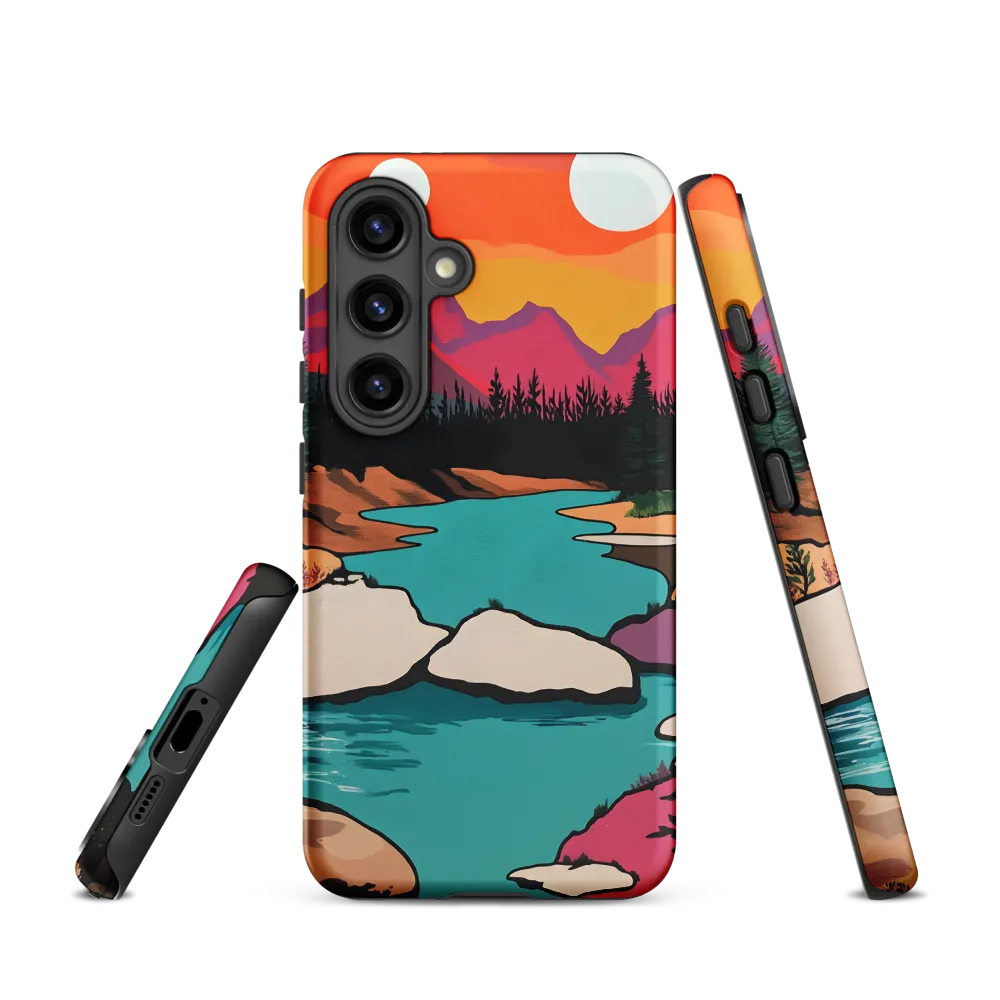 Dual Suns Over Serene Waters