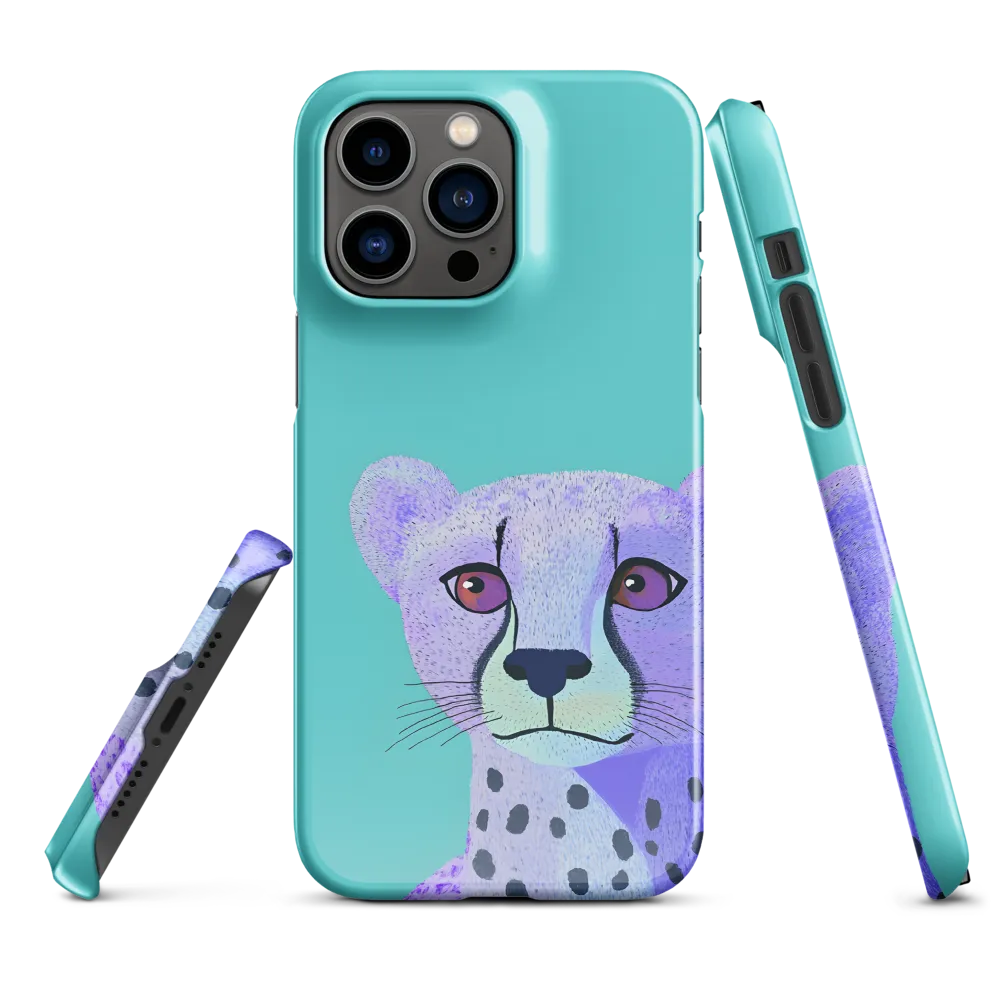 Curious Cheetah | Phone Case |  14 Pro Max | Snap Case | Glossy