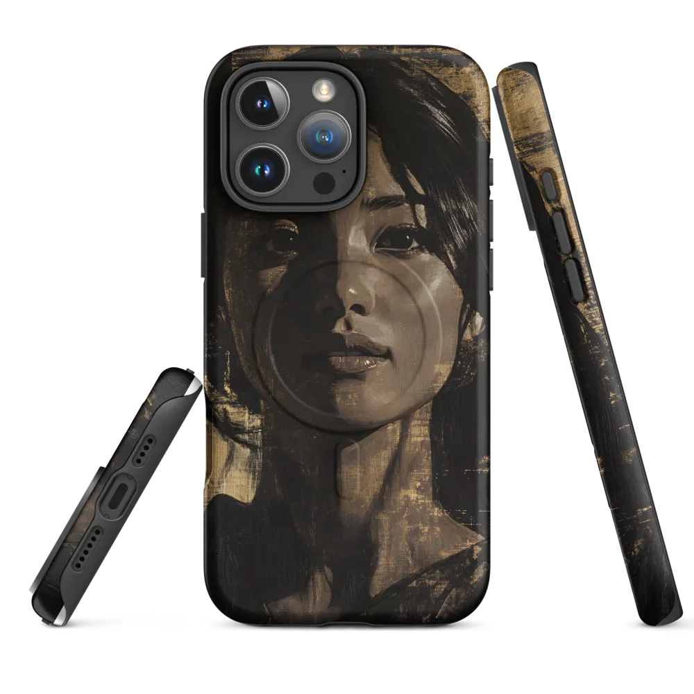 Golden Gaze: A Contemporary Portrait