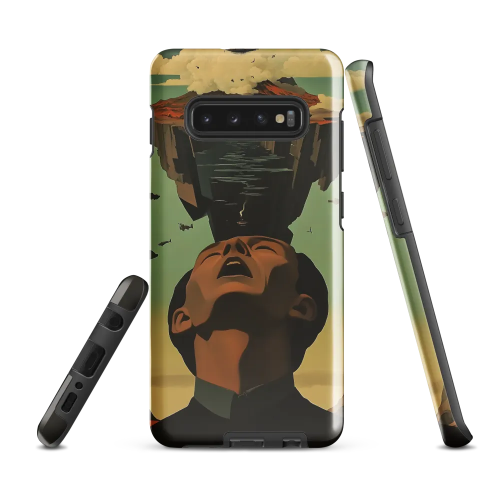 Awakening Thoughts: A Surreal Journey | Phone Case |  S10 Plus | Tough Case | Glossy