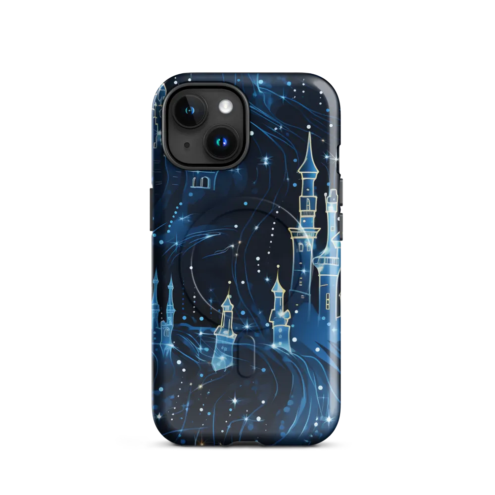 Dreamy Castles in a Starry Sky | Phone Case |  15 | MagSafe® Tough Case | Glossy