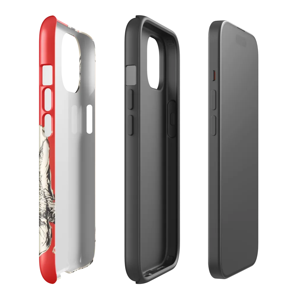 Whimsical Elegance: The Rabbit Lady | Phone Case |  15 | Tough Case | Glossy
