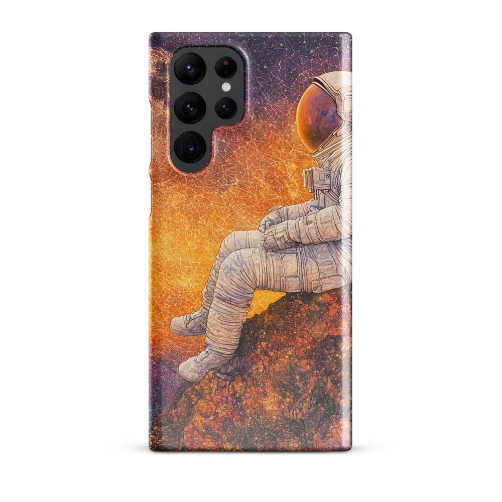 Cosmic Contemplation | Phone Case |  S22 Ultra | Snap Case | Glossy