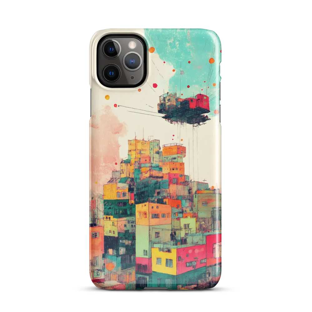 Whimsical Cityscape: A Surreal Journey | Phone Case |  11 Pro Max | Snap Case | Glossy