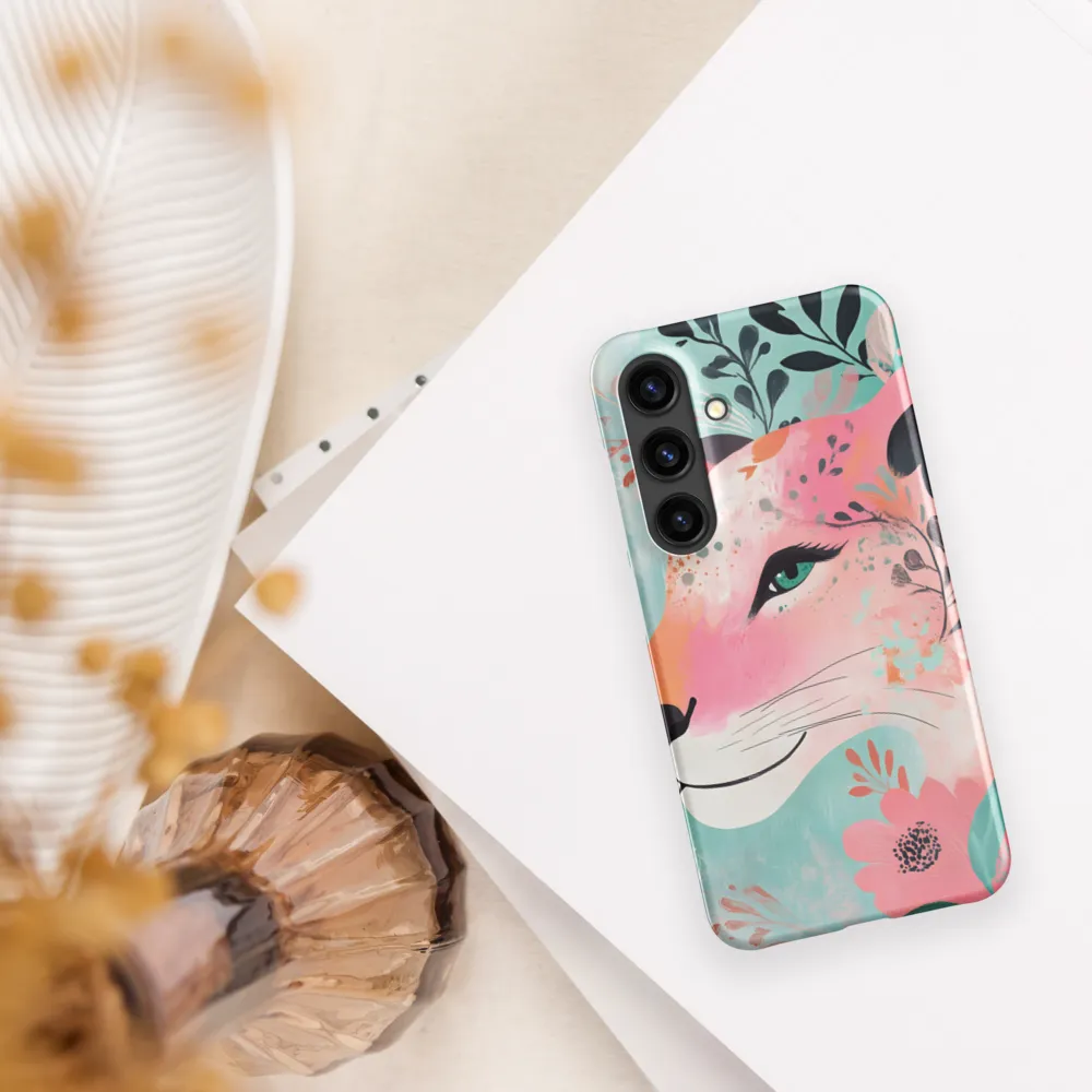Whimsical Majesty: A Floral Lion