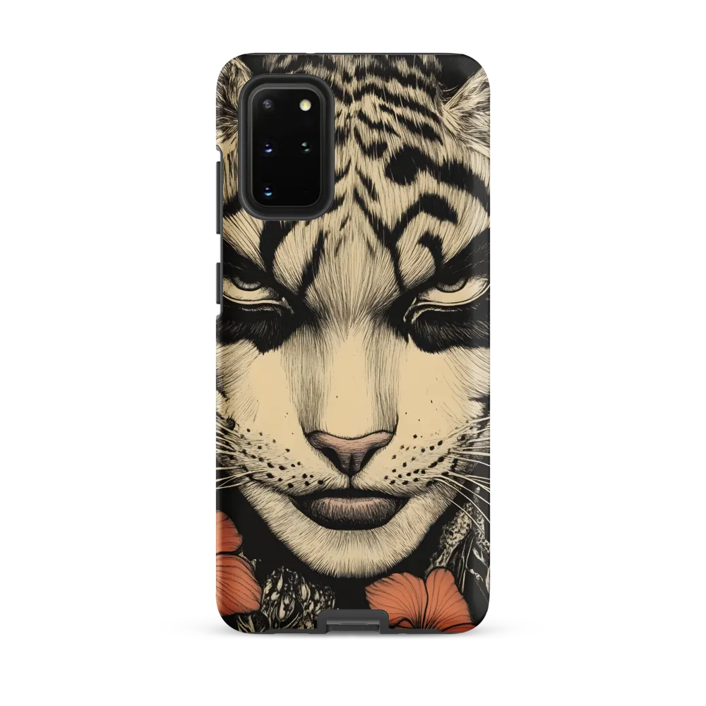Feline Majesty: The Human-Leopard Connection | Phone Case |  S20 Plus | Tough Case | Matte