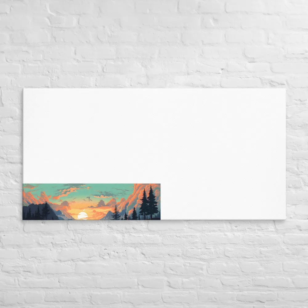 Serenity at Dusk | Canvas | 30″×60″