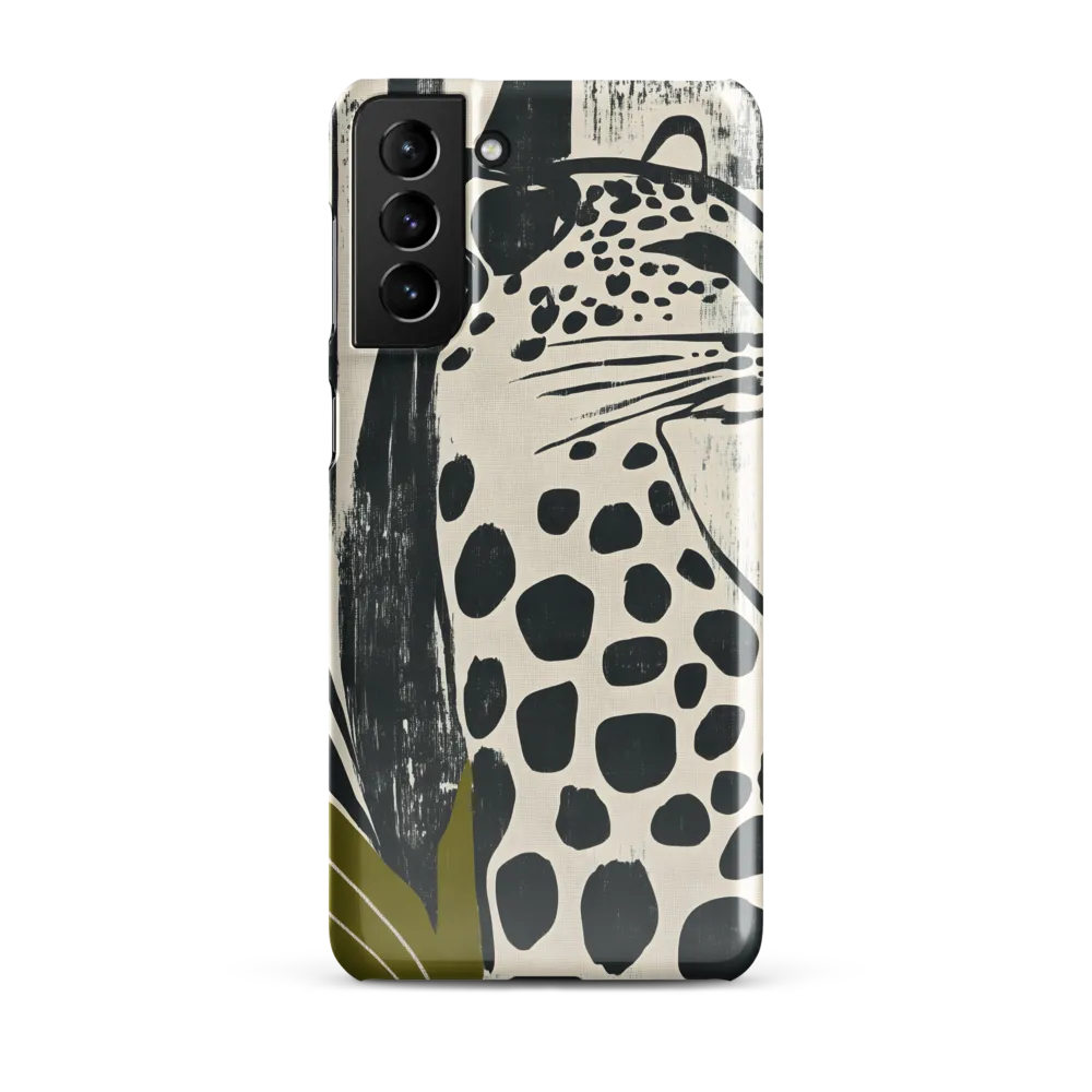 Leopard in Silhouette: A Modern Appeal | Phone Case |  S21 Plus | Snap Case | Glossy
