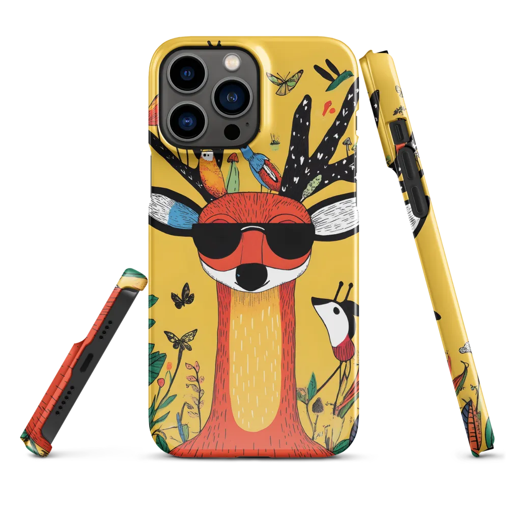 Playful Deer with Sunglasses