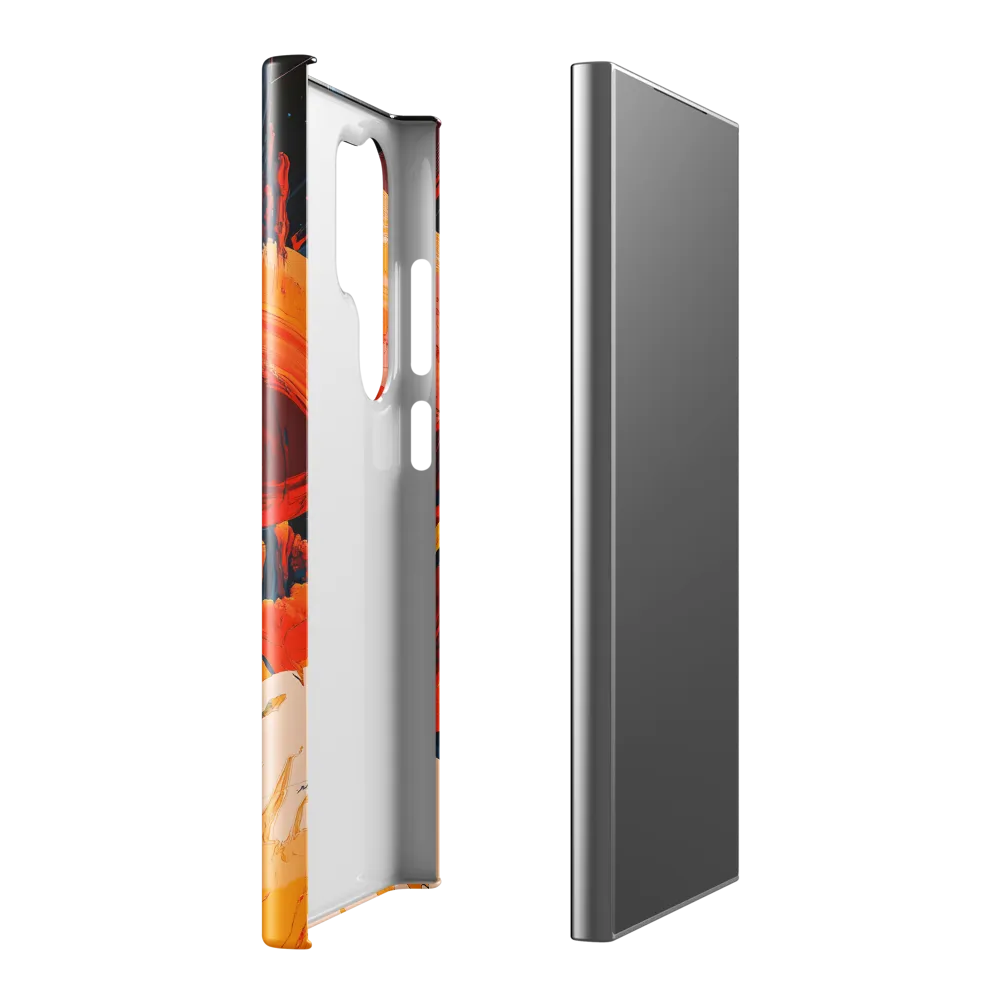 Celestial Fusion: A Cosmic Encounter | Phone Case |  S24 Ultra | Snap Case | Glossy