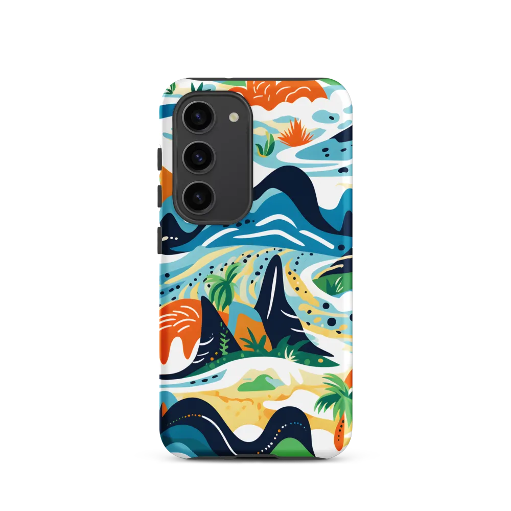 Abstract Tropical Landscape