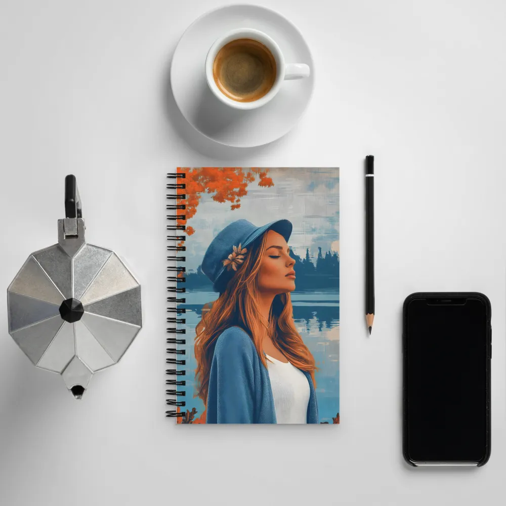 The Serene Reflection | Spiral Notebook