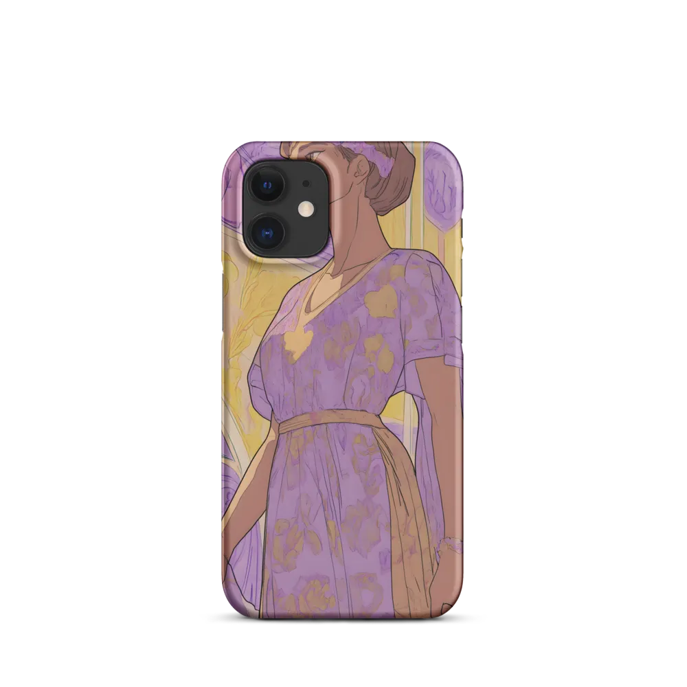 Elegance in Floral Harmony | Phone Case |  12 Mini | Snap Case | Matte