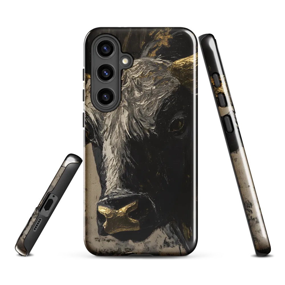 Majestic Bull: The Power in Black and Gold