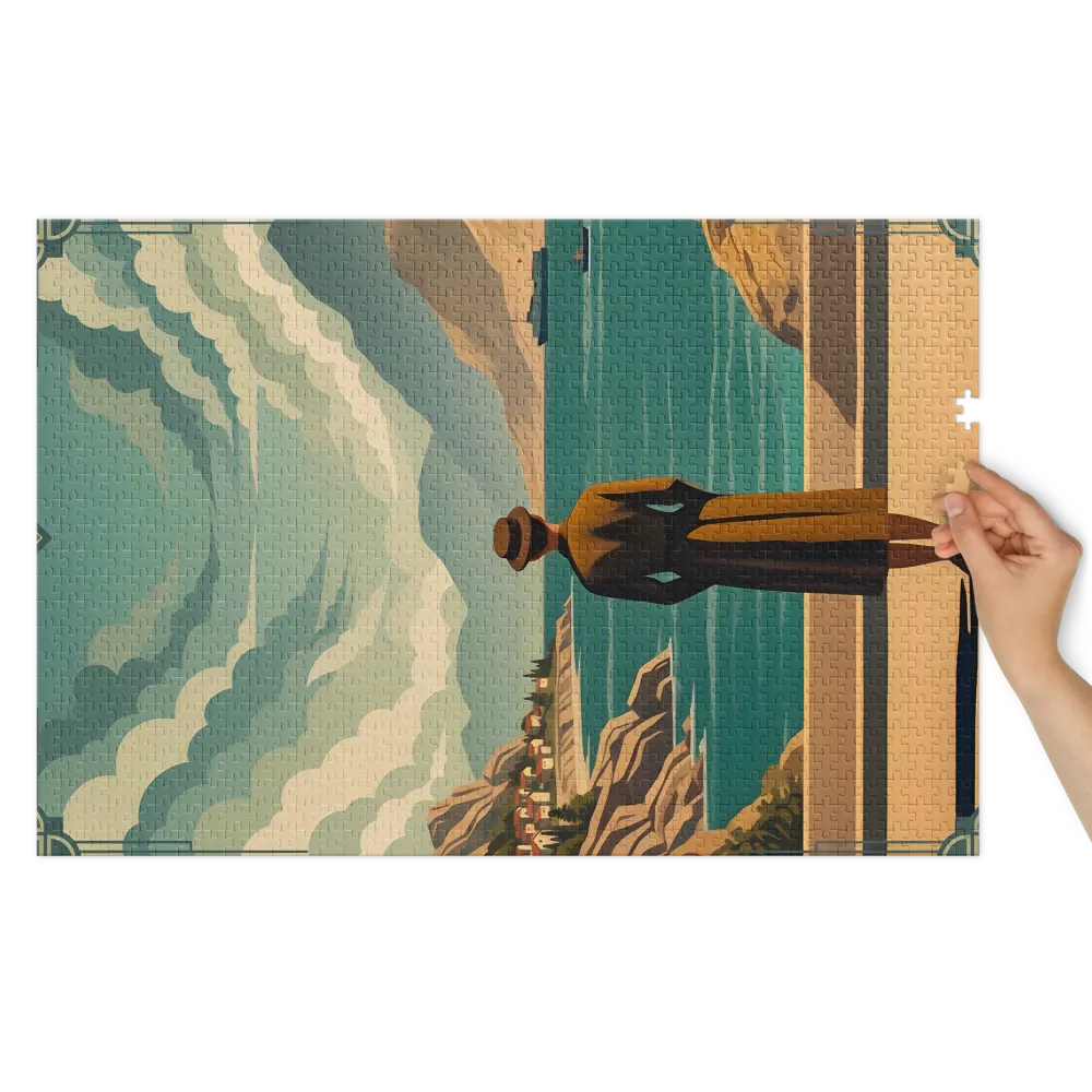 Coastal Reverie 
 Jigsaw Puzzle in Tin Box