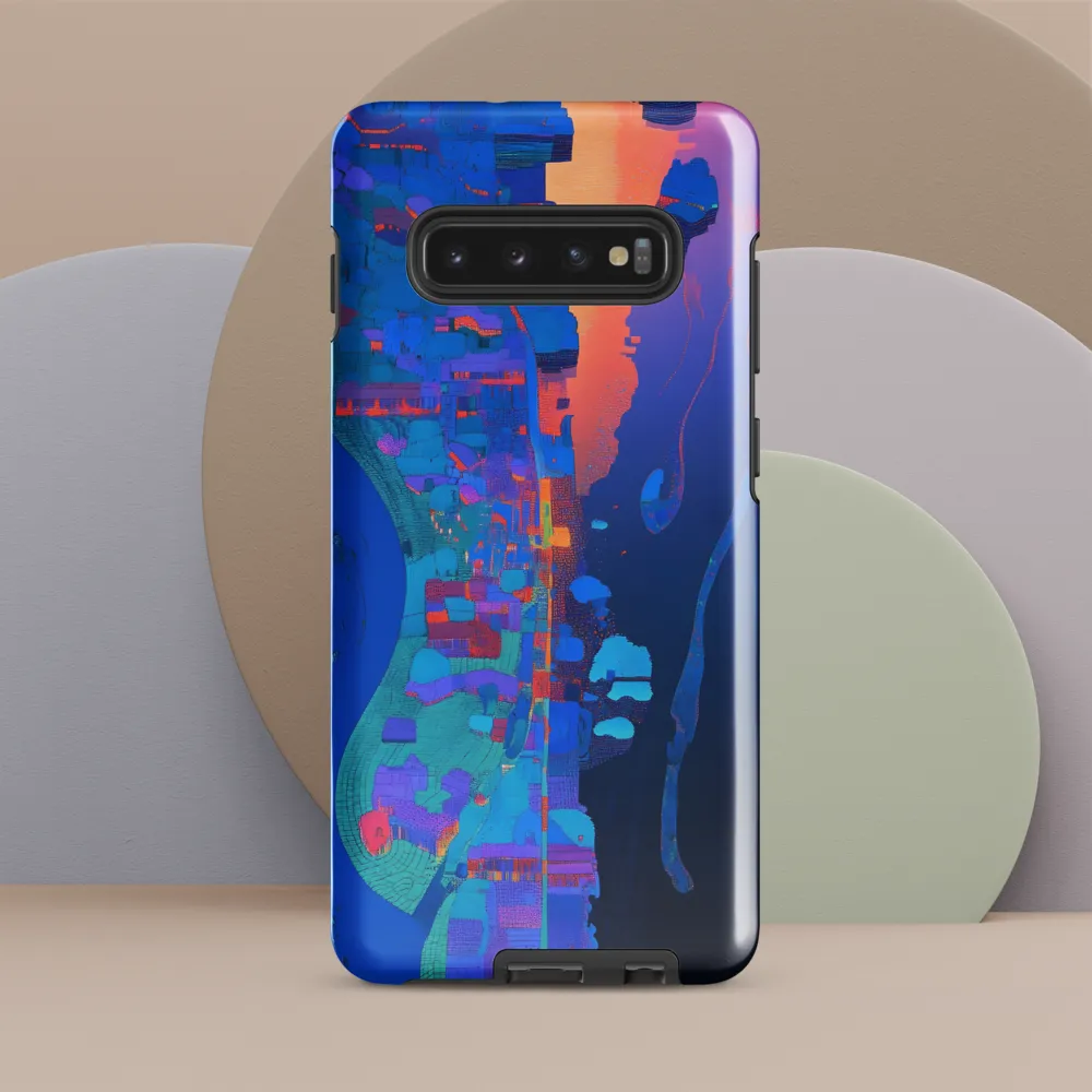 Ethereal Reflections: A Digital Dreamscape | Phone Case |  S10 Plus | Tough Case | Glossy