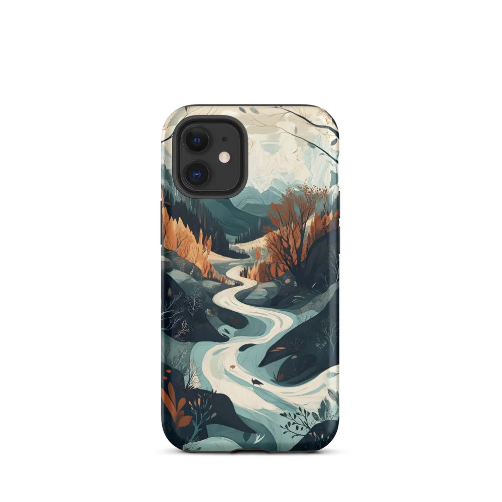 Winding Serenity: A Digital Landscape