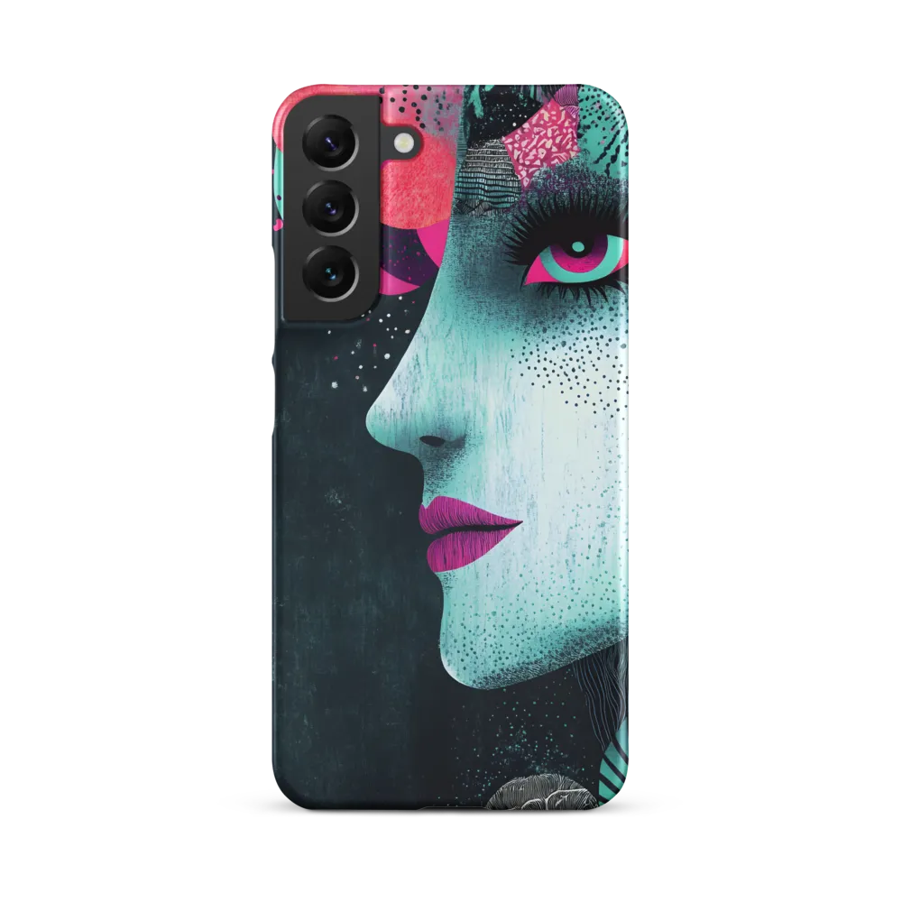 Mystical Beauty in Blue and Pink | Phone Case |  S22 Plus | Snap Case | Matte