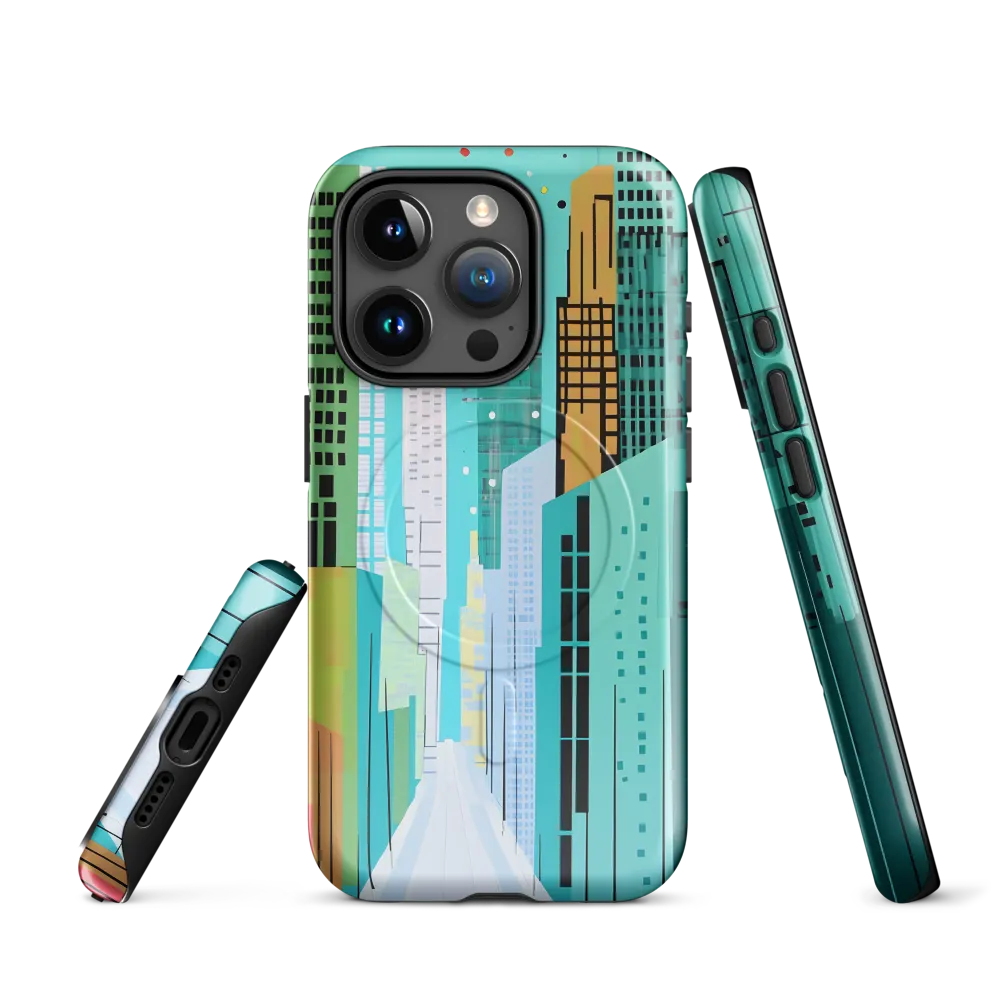 Urban Symphony in Turquoise