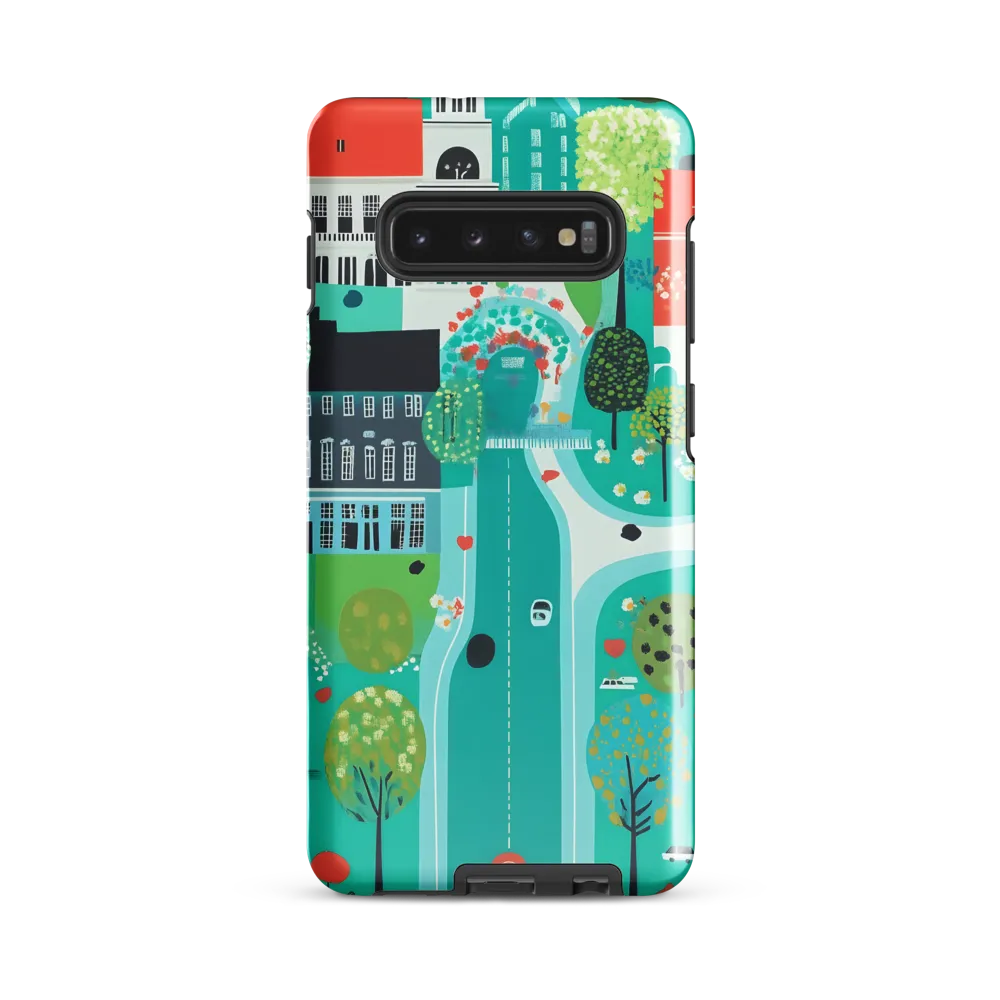 A Colorful Urban Symphony | Phone Case |  S10 Plus | Tough Case | Glossy