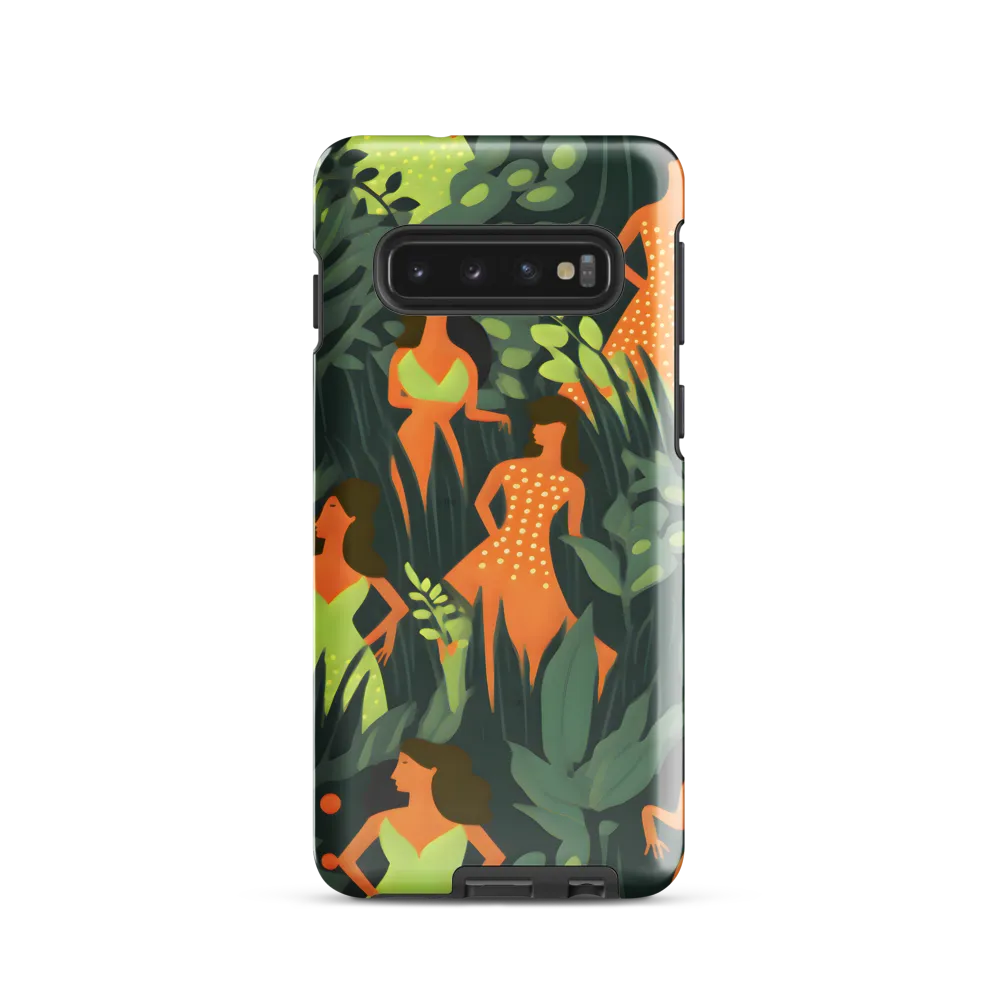 Playful Harmony in Patterns | Phone Case |  S10 | Tough Case | Glossy