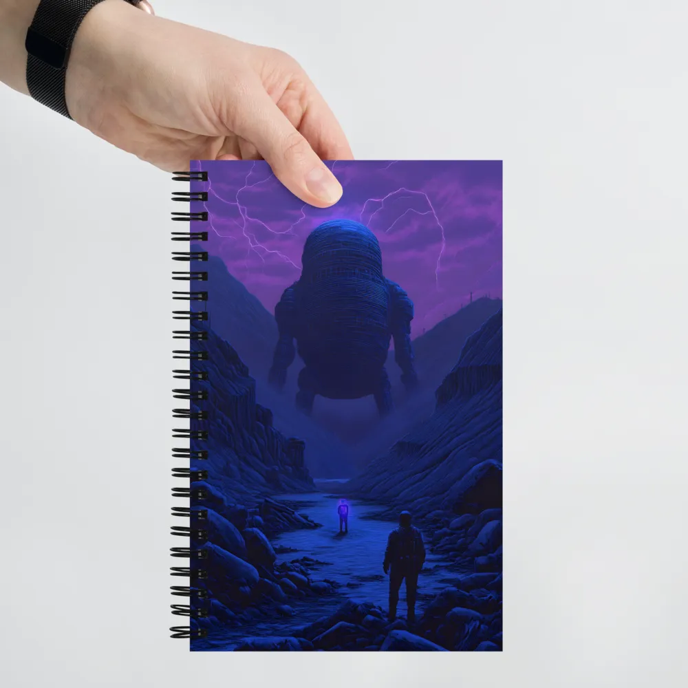 The Ominous Guardian | Spiral Notebook