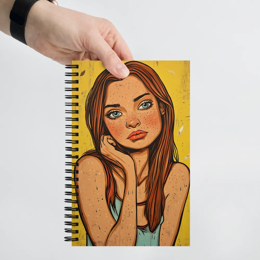 Contemplative Muse | Spiral Notebook