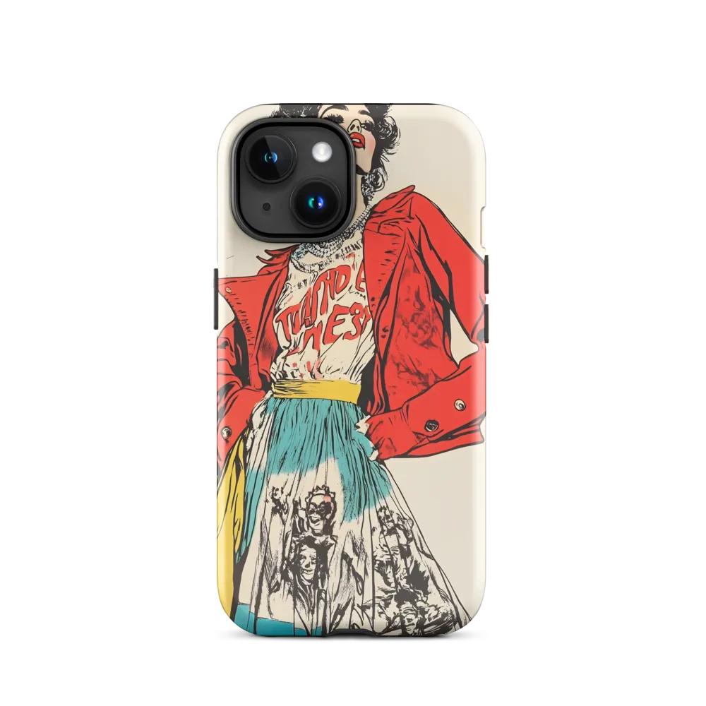 Vibrant Elegance: A Pop Art Fashion Statement