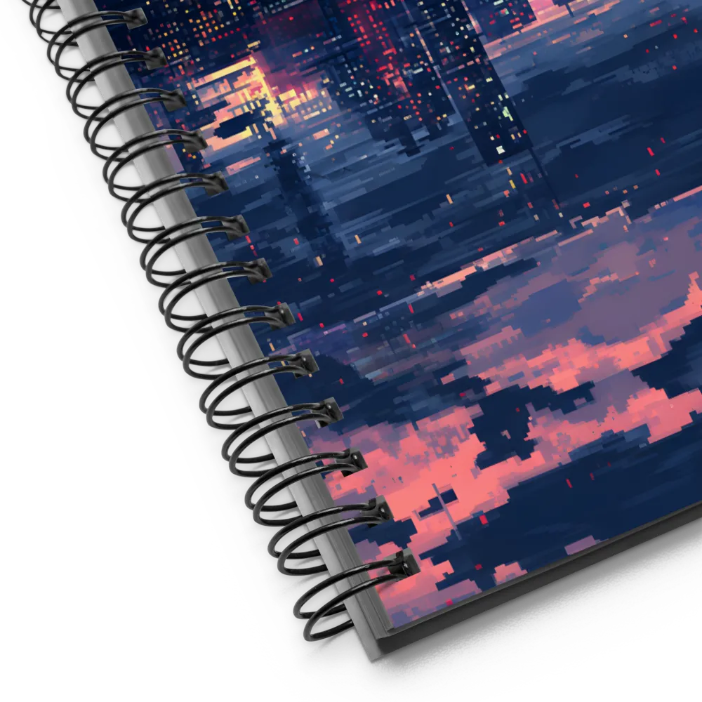 City Lights of Nostalgia | Spiral Notebook