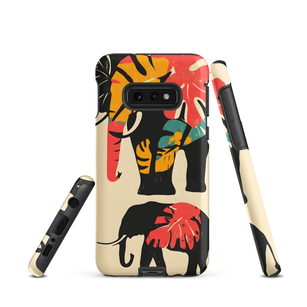 Tropical Elegance: The Elephant's Dance