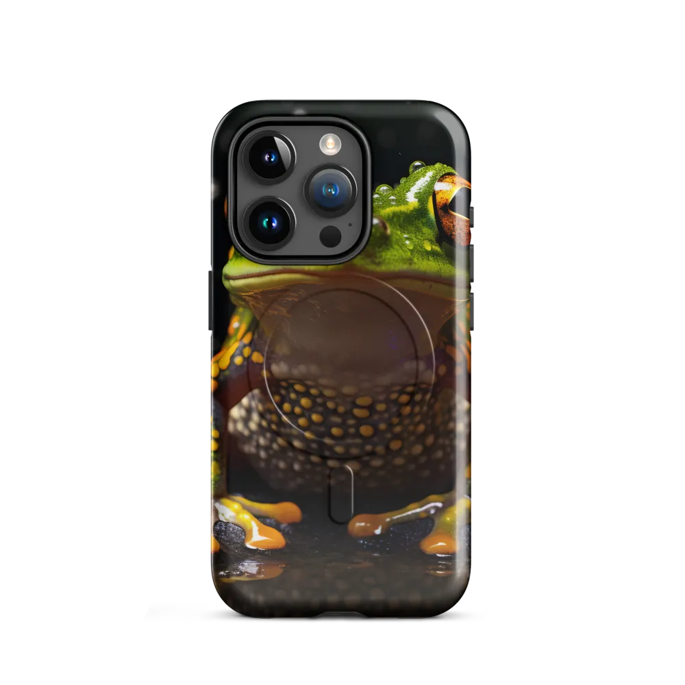 Emerald Elegance: The Frog in Focus
