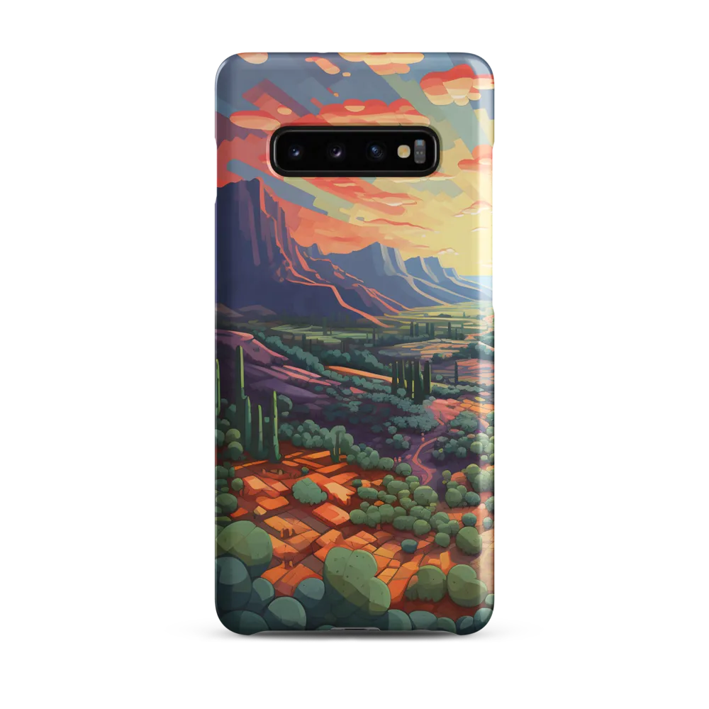 Desert Serenity at Dusk | Phone Case |  S10 Plus | Snap Case | Matte