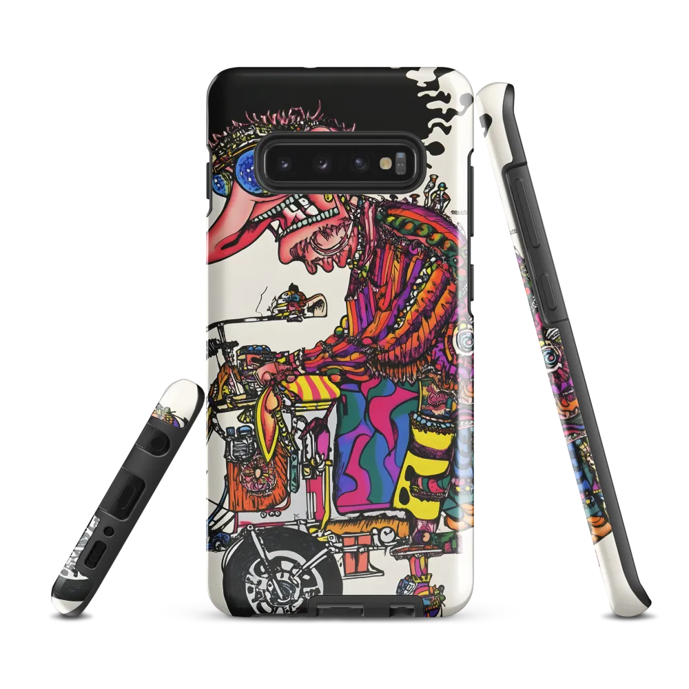 Whimsical Ride | Phone Case |  S10 Plus | Tough Case | Glossy