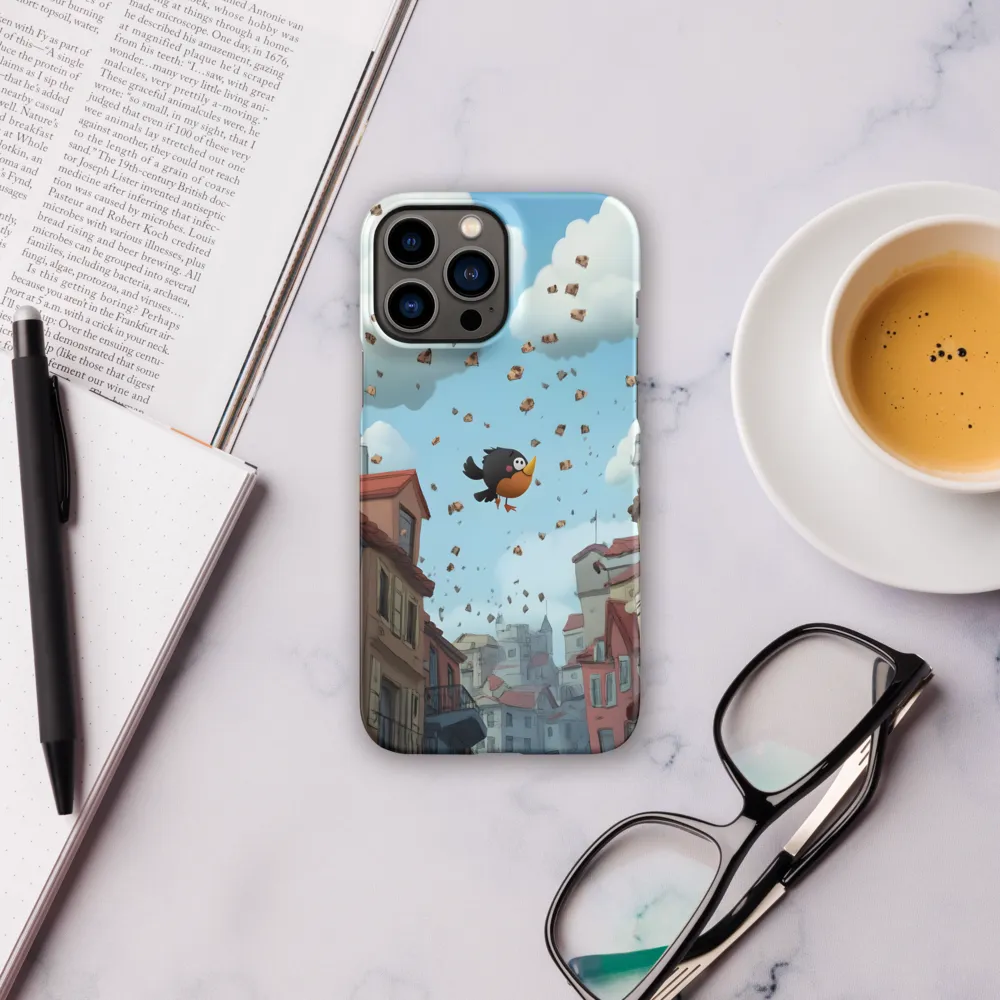 A Whimsical Flight Through Bread and Sky | Phone Case |  13 Pro Max | Snap Case | Matte