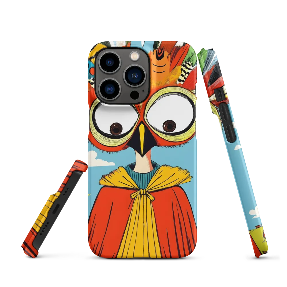 A Whimsical Encounter: The Owl-Human Fusion