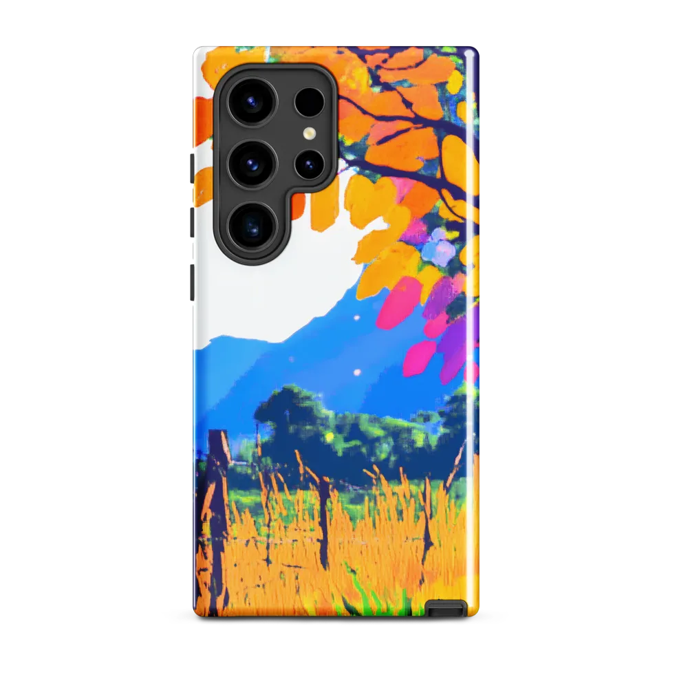 Autumn Serenity in a Vibrant Landscape | Phone Case |  S24 Ultra | Tough Case | Glossy