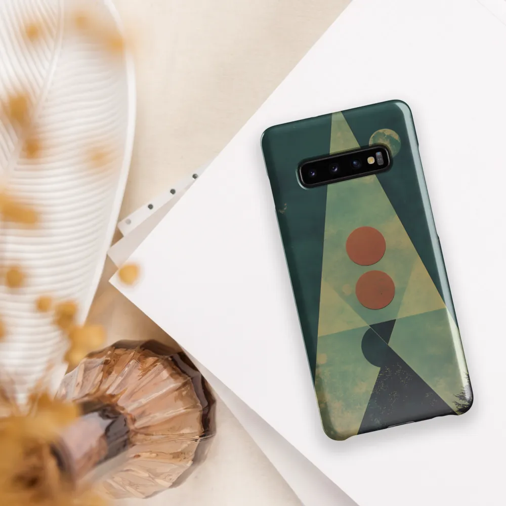 Geometric Harmony in Nature | Phone Case |  S10 Plus | Snap Case | Glossy