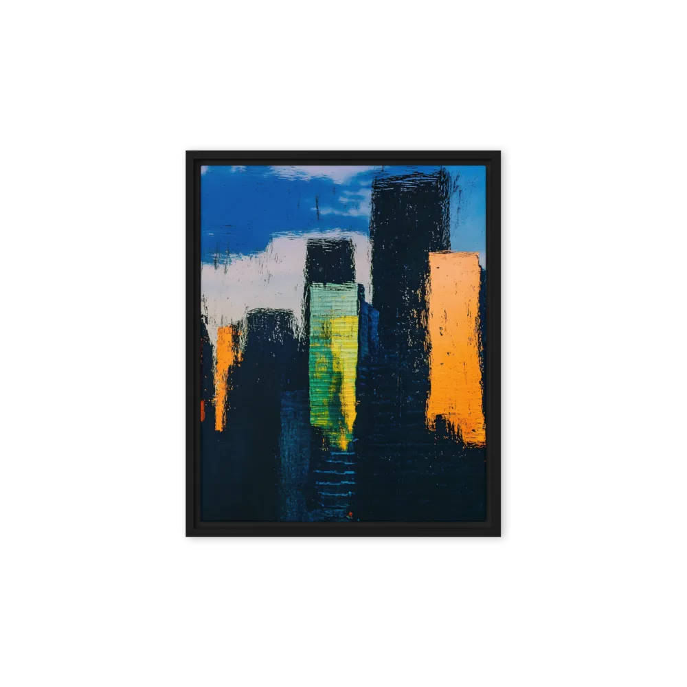 Reflections of Tranquility | Canvas with Black Frame | 8″×10″