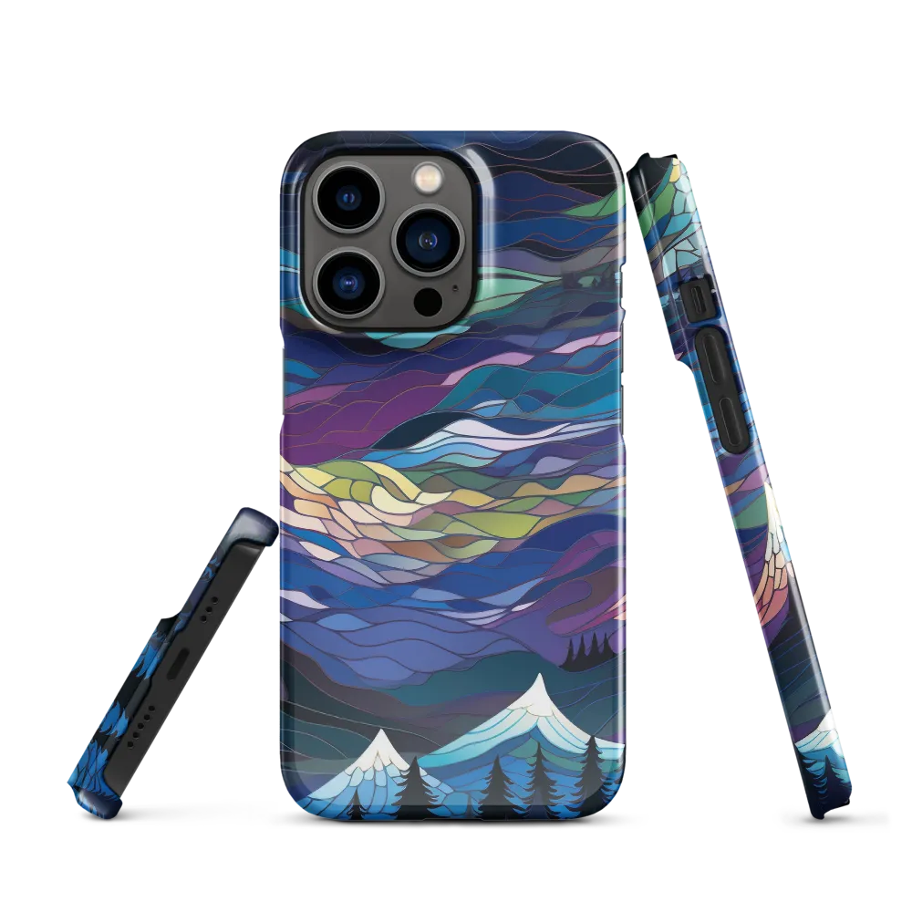 Twilight Peaks: An Abstract Mountain Landscape